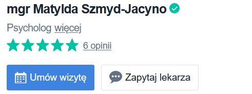 Psycholog Koszalin Prywatny Gabinet Matylda Szmyd-Jacyno