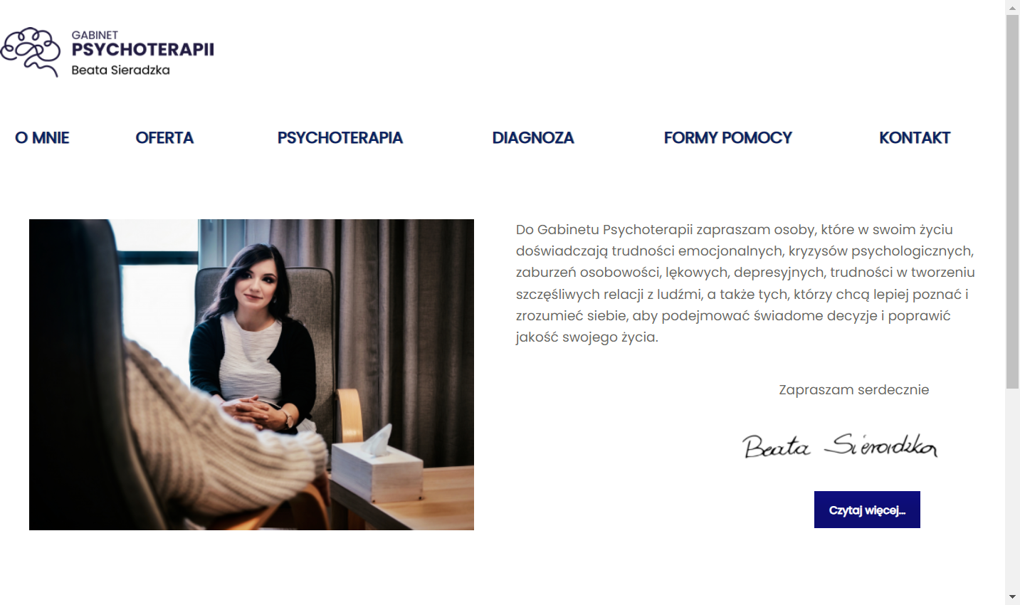 Gabinet Psychoterapii Beata Sieradzka