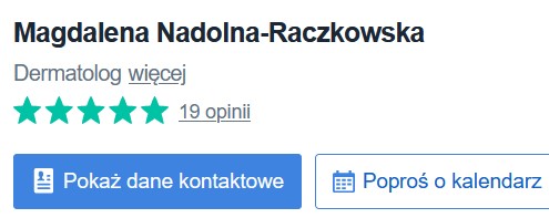 Dermatolog Magdalena Nadolna-Raczkowska