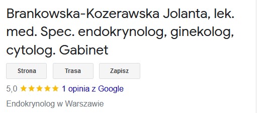 Brankowska-Kozerawska Jolanta, lek. med.