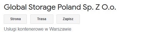Global Storage Poland Sp. Z O.o.